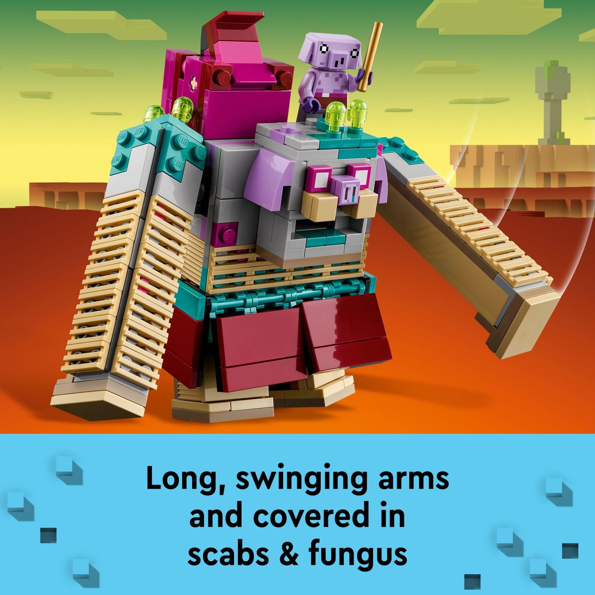 LEGO Minecraft Legends The Devourer Showdown Adventure Set, Minecraft Toy Featuring Popular Characters and Minecraft Action Figures, Gaming Gift Idea