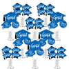 Big Dot of Happiness 2026 Blue Graduation Party Centerpiece Sticks - Showstopper Table Toppers - 35 Pieces