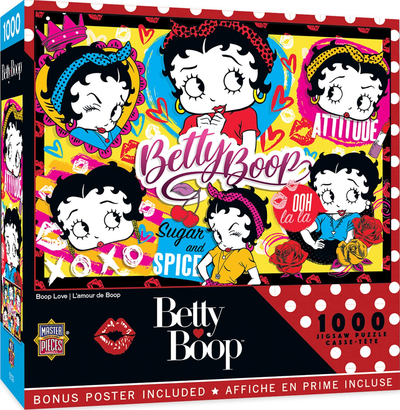 MasterPieces 1000 Piece Jigsaw Puzzle for Adults, Family, Or Youth - Boop Love - 19.25"x26.75"