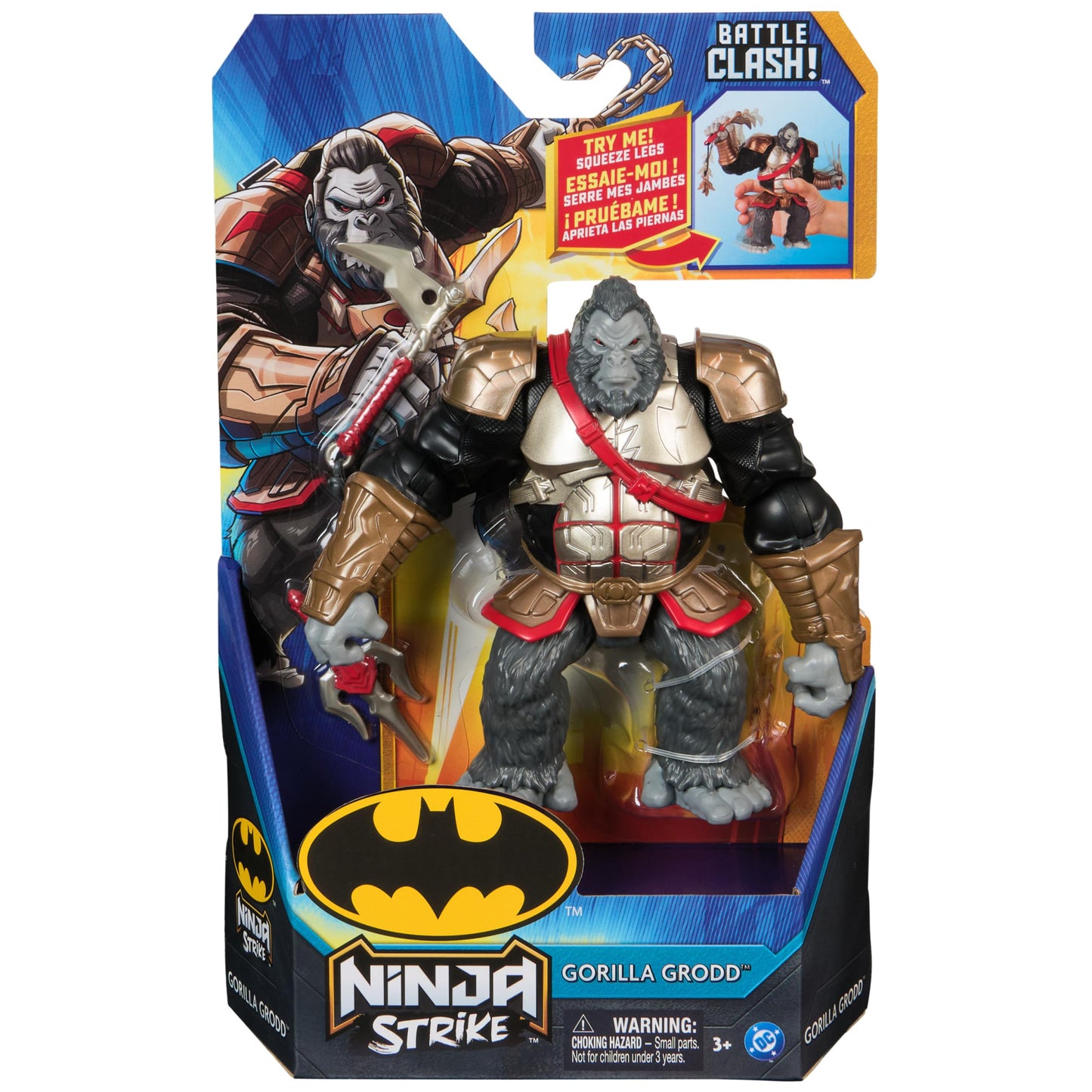 DC Comics Battle Clash Gorilla Grodd Action Figure, 6-Inch
