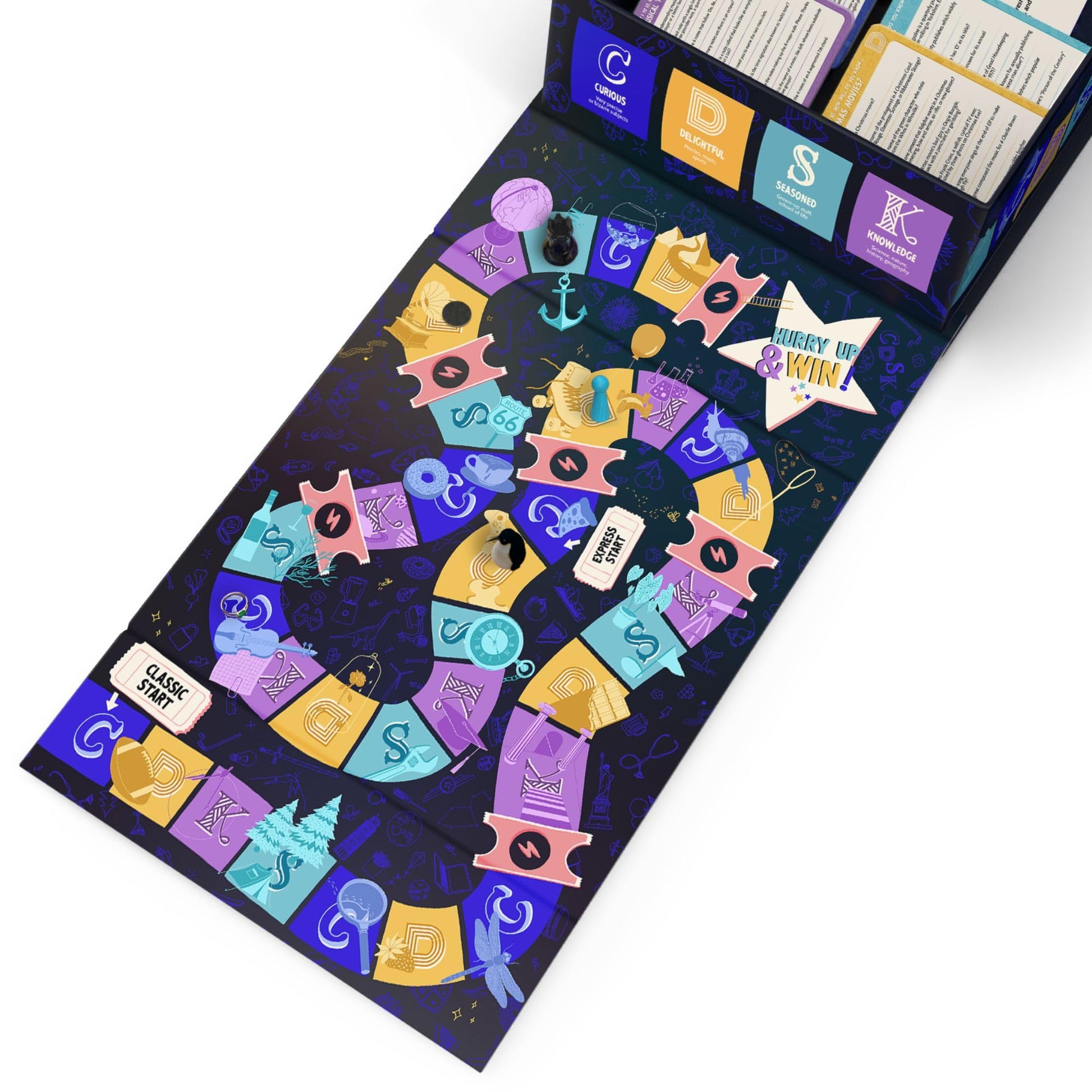 Randolph CDSK | Fun Trivia Party Game for Teens and Adults | Great for Game Nights and Large Groups | Two Player or Team Challenge | 2500+ Trivia