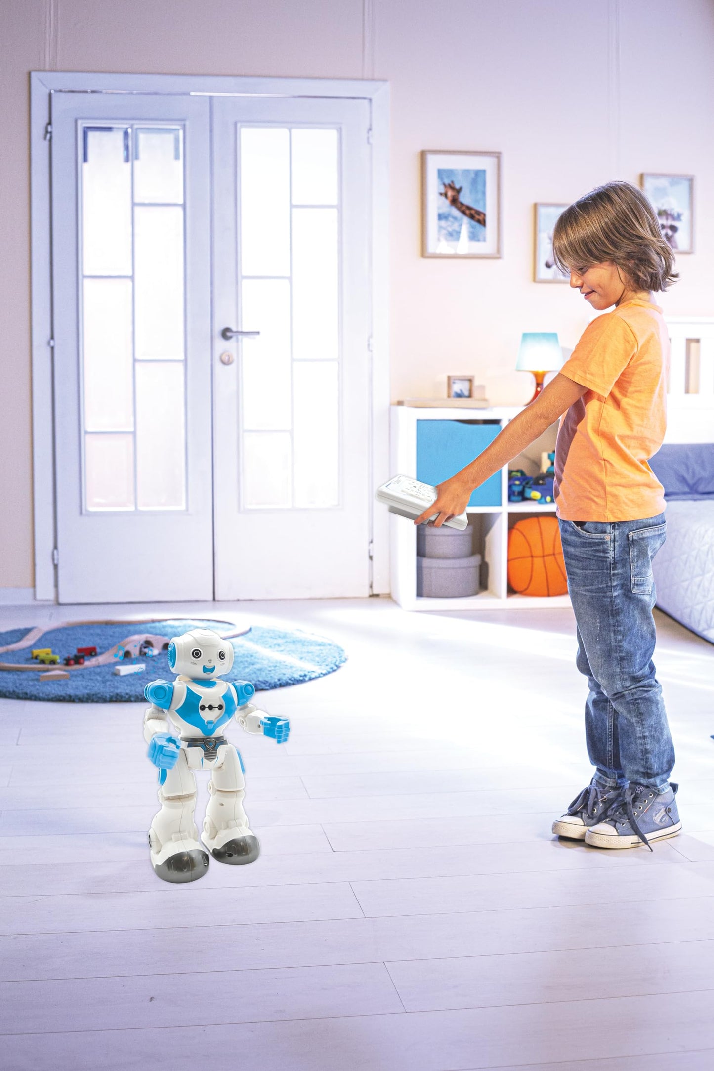 LEXiBOOK, Powerman Neo, My Robot Full of Technology, Remote Control and Gesture Control, Educational Activities in English, Programmable, Music and
