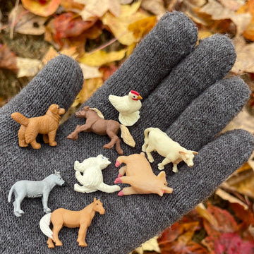 Safari Ltd. Good Luck Minis Ranch Fun Pack - 8 Mini Figurines or Ranch Animals - Educational Toy Figures for Kids Ages 5+