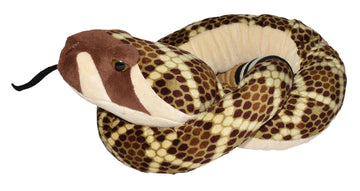 Wild Republic Snakesss Western Diamondback Rattlesnake Stuffed Animal - 54"