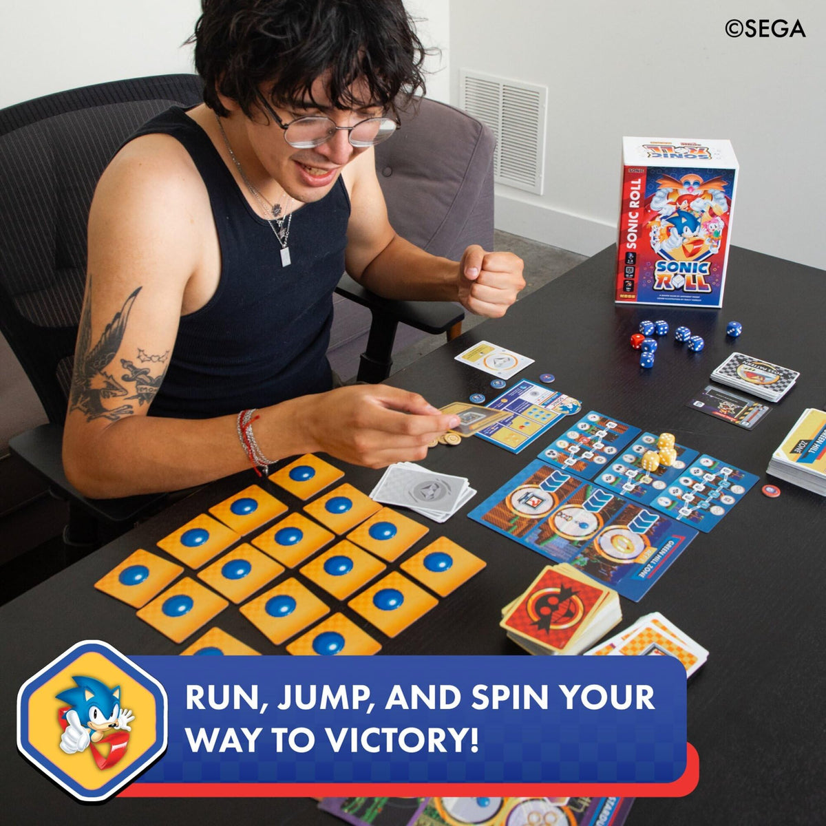 KESS: Sonic Roll Board Game - 1-4 Player Cooperative Tabletop Adventure