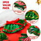 JOYIN 3 Pcs Christmas Skirts for Doll, Xmas Green Santa Clothing Dance Dress Accessories Set for Christmas Decorations and Specials