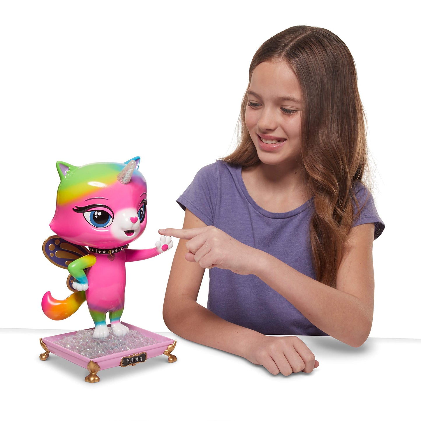 Rainbow Butterfly Unicorn Kitty Ask Me Anything Felicity Novelty Advice Toy
