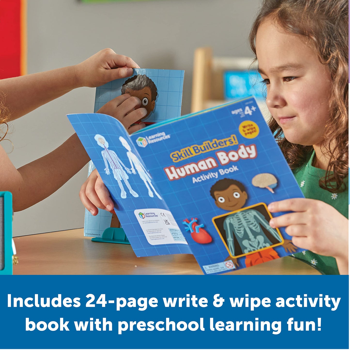 Learning Resources Skill Builders! Human Body Activity Set - Anatomy and Science Classroom Must Haves, STEM Study Tools, Back to School Kits