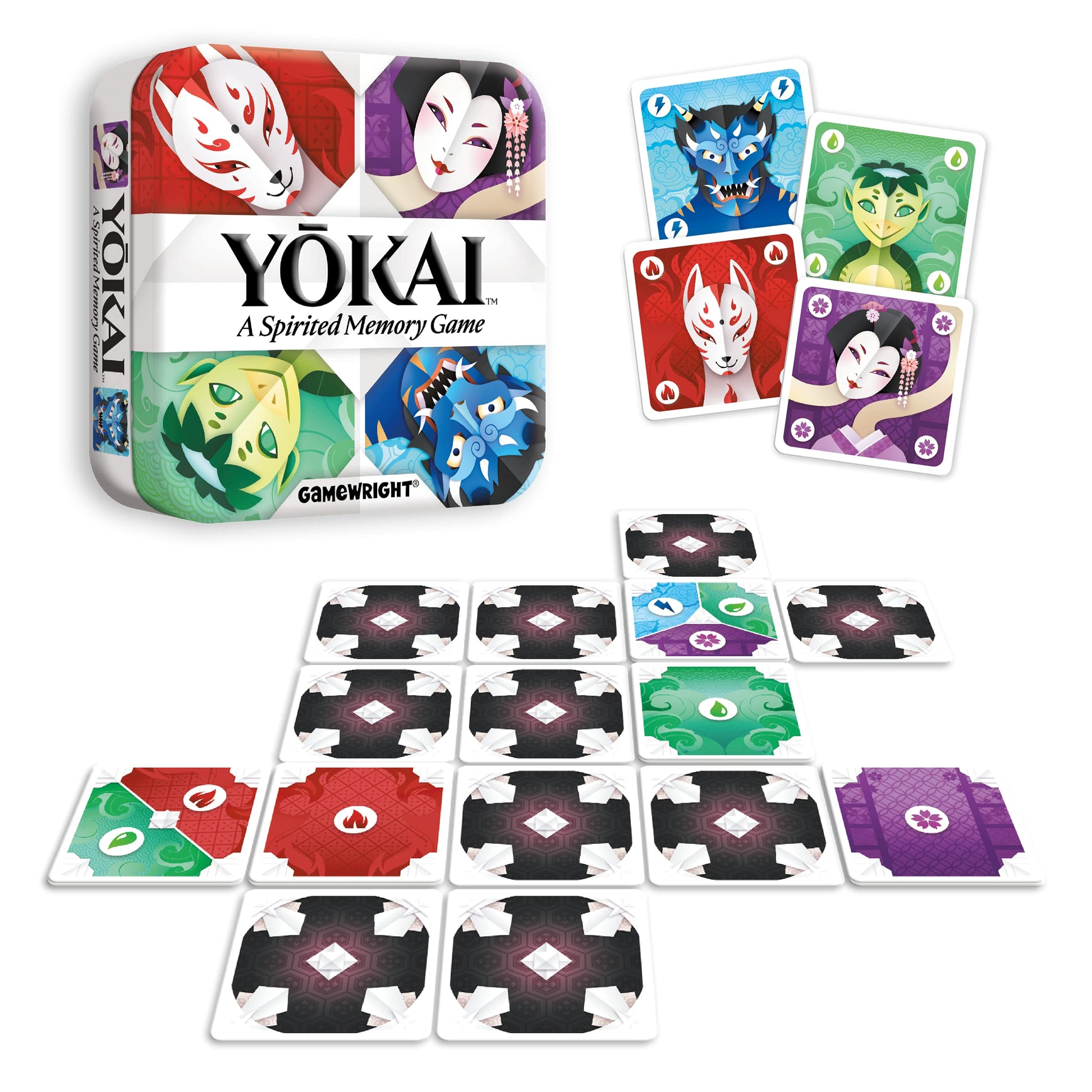 Gamewright - Yokai - The Game of Mystical Spirits and Silent Victory