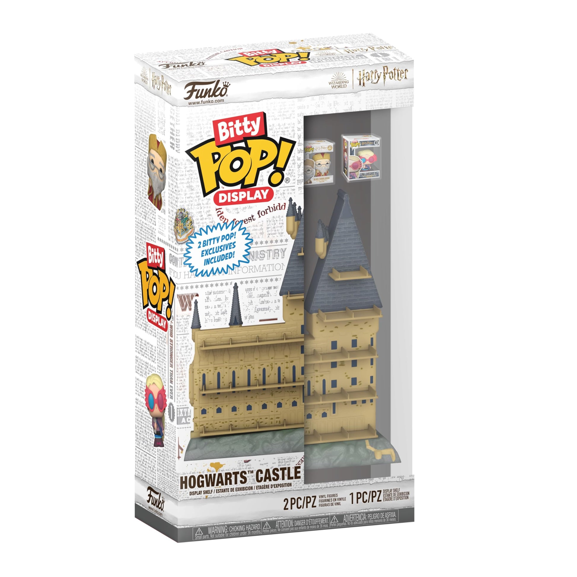Funko Bitty POP! Display: Harry Potter - Hogwarts Castle with Dumbledore