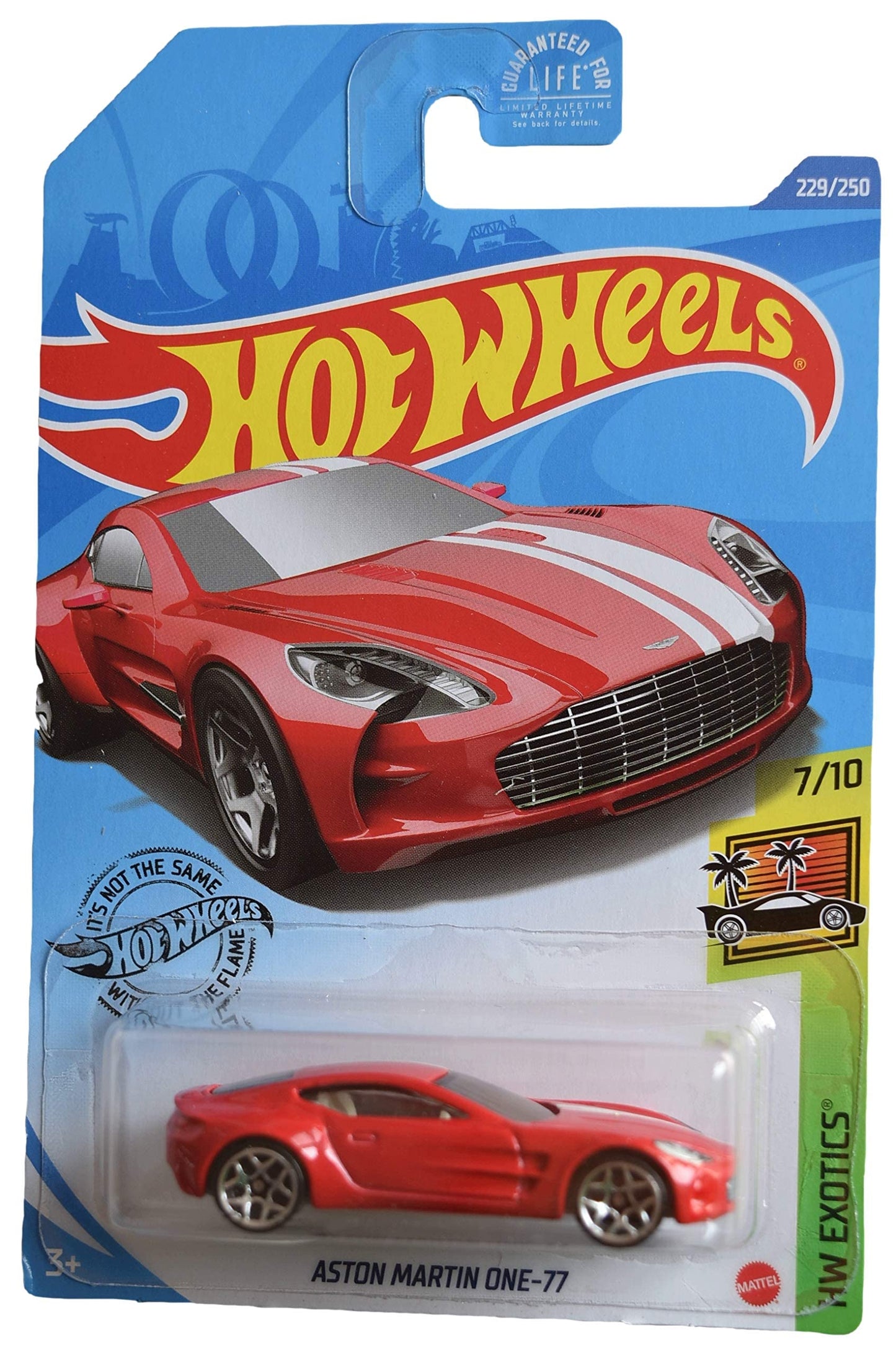 Hot Wheels Aston Martin One 77, [red] 229/250 Exotics 7/10