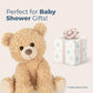 Bearington Curlie Teddy Bear Stuffed Animal - 10.5" Cuddly Plush Bear with Curly Fur and Weighted Bottom for Easy Display - Ultra Soft Stuffed Animals