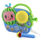 EKids Cocomelon Toy Singalong Boombox with Microphone for Toddlers and Young Children, Built-in Music and Flashing Lights, for Fans of Cocomelon Toys