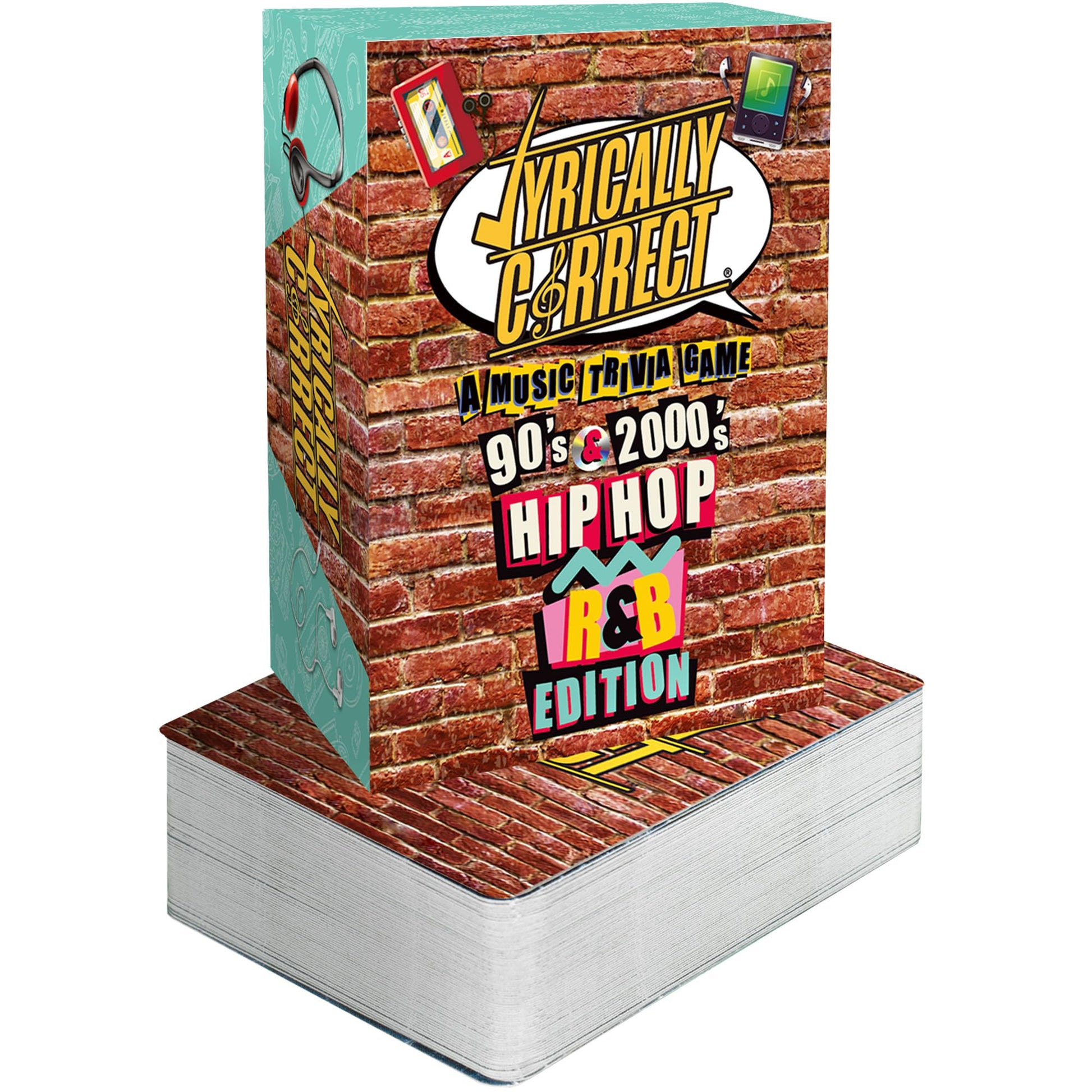 Lyrically Correct 90s & 2000s Hip-Hop & R&B Music Trivia Card Game for Adults & Families - Do You Know The Lyrics? Party Game for Game Night, Cookouts