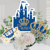 Big Dot of Happiness Royal Prince Charming - Baby Shower, Birthday Party Centerpiece Sticks - Table Toppers - Set of 15