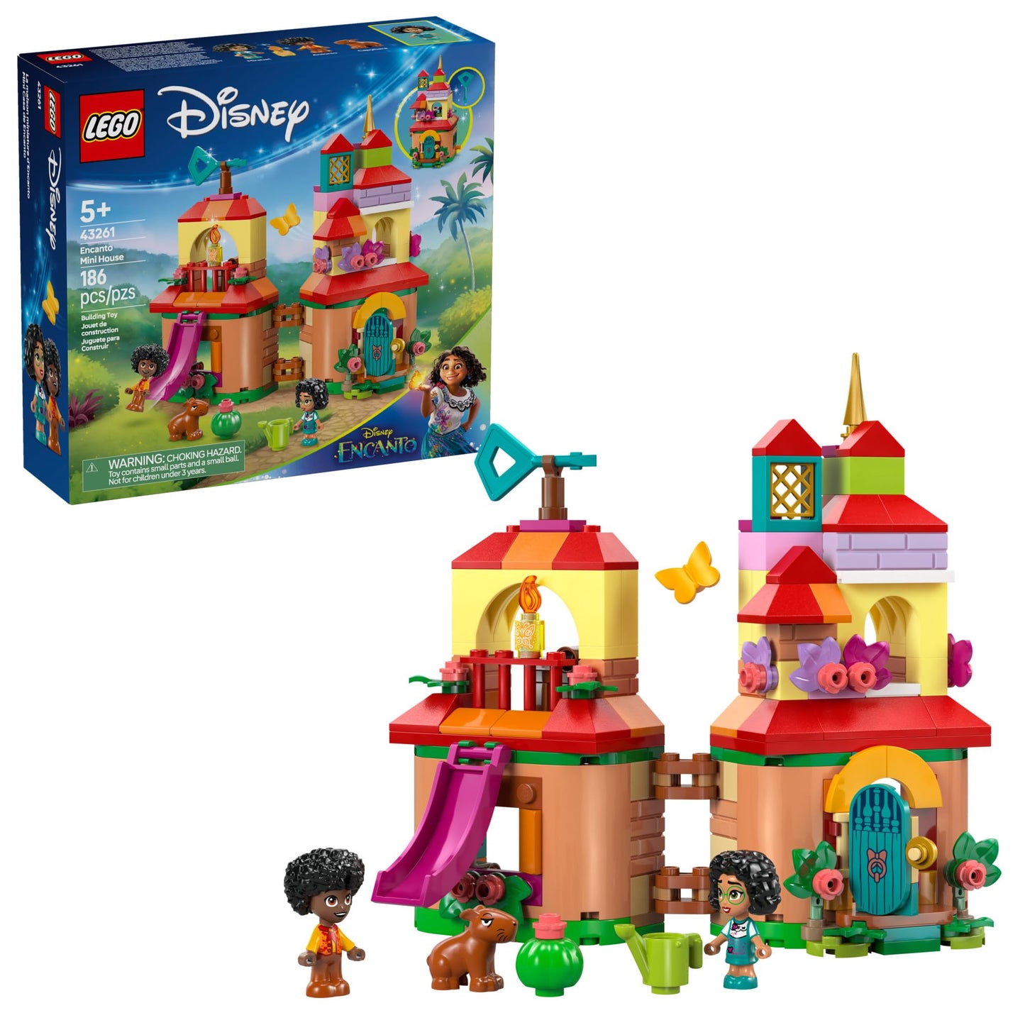 LEGO Disney Encanto Mini House Building Toy Set - Encanto Dollhouse for Girls and Boys, Ages 5+ - Kids Toy for Disney Fans - Gift Idea for Birthdays