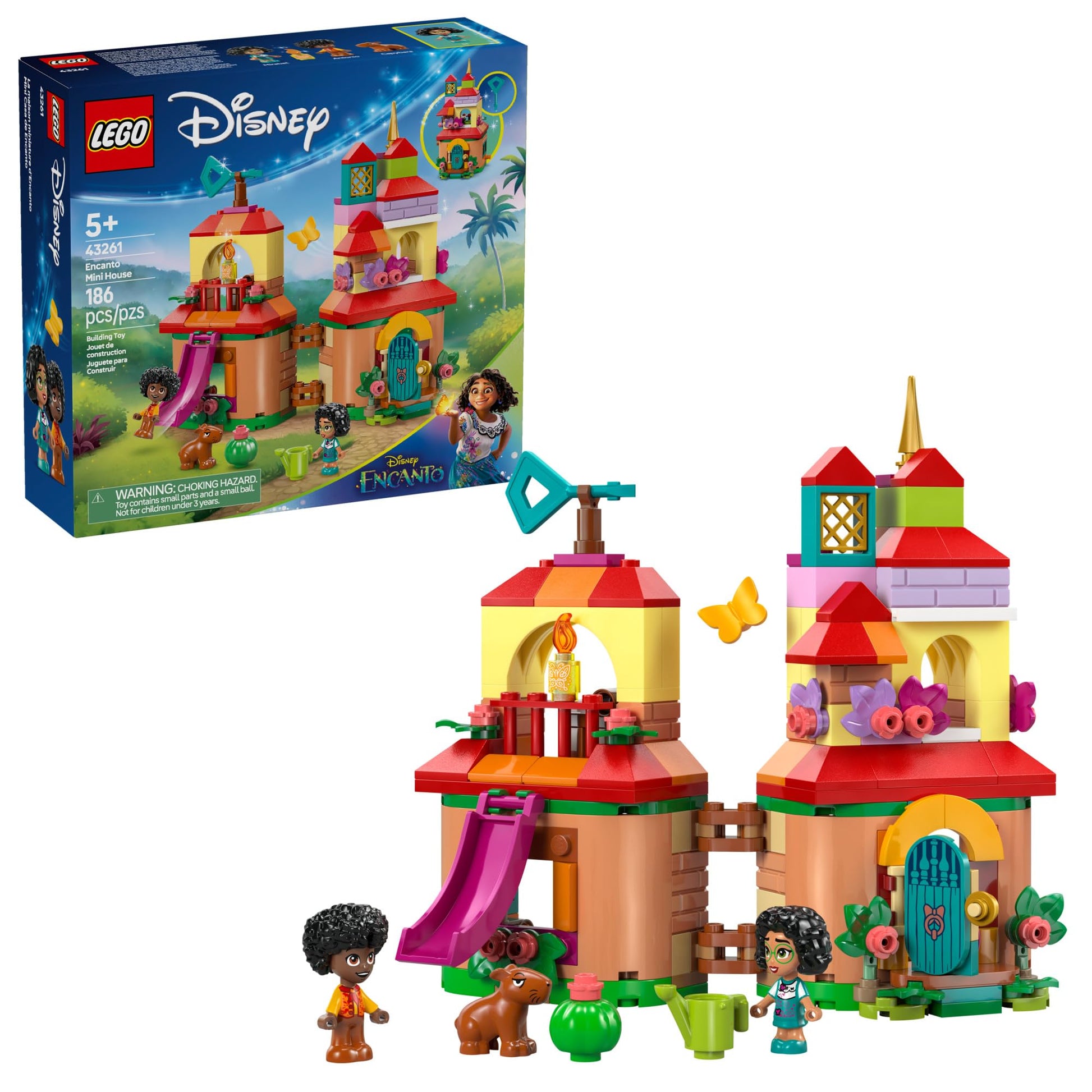LEGO Disney Encanto Mini House Building Toy Set - Encanto Dollhouse for Girls and Boys, Ages 5+ - Kids Toy for Disney Fans - Gift Idea for Birthdays