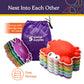 Special Supplies Stepping Stones for Kids - Indoor/Outdoor Play - Child Safe Rubber, Non-Slip Edging - Promotes Coordination, Balance, Strength- Set