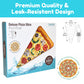 Coconut Outdoor Deluxe Pizza Slice Pool Float - Inflatable Raft - Durable Long Lasting Lounger Float and Water Toy - Fun Decoration for Parties