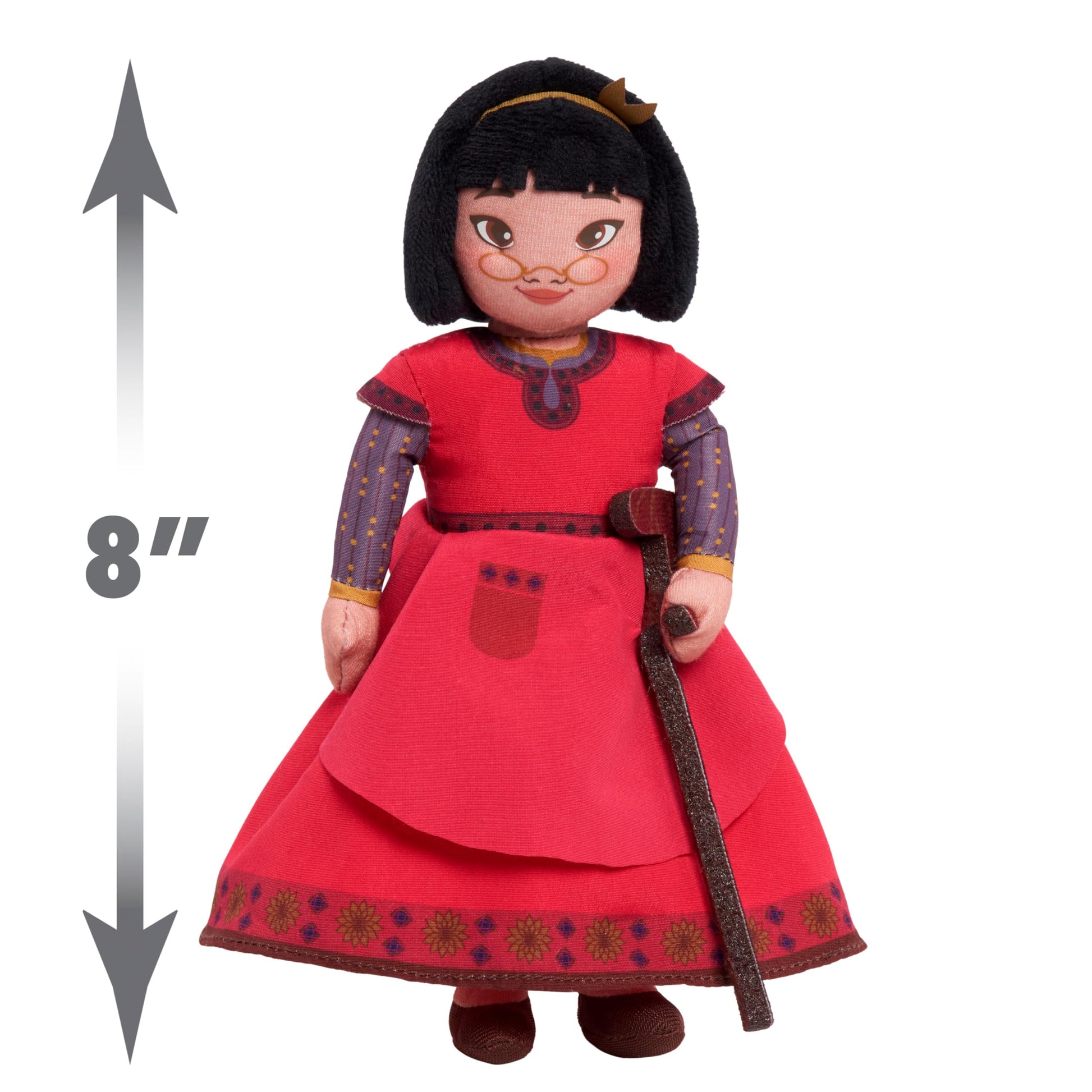Disney Wish Small 7.5-inch Interactive Plush Dahlia Doll, Soft Plushie, Pretend Play, Kids Toys for Ages 2 Up by Just Play