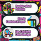 Bessmoso 28PCS 80s Party Decorations - Retro Hanging Swirls & Ceiling Streamers for 1980s Throwback Birthday, Neon Back to The 80’s Party Supplies