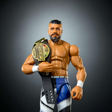 Mattel WWE Elite Action Figure & Accessories, Series #122 Set, 6-inch Collectible Andrade with 25 Articulation Points & Swappable Hands