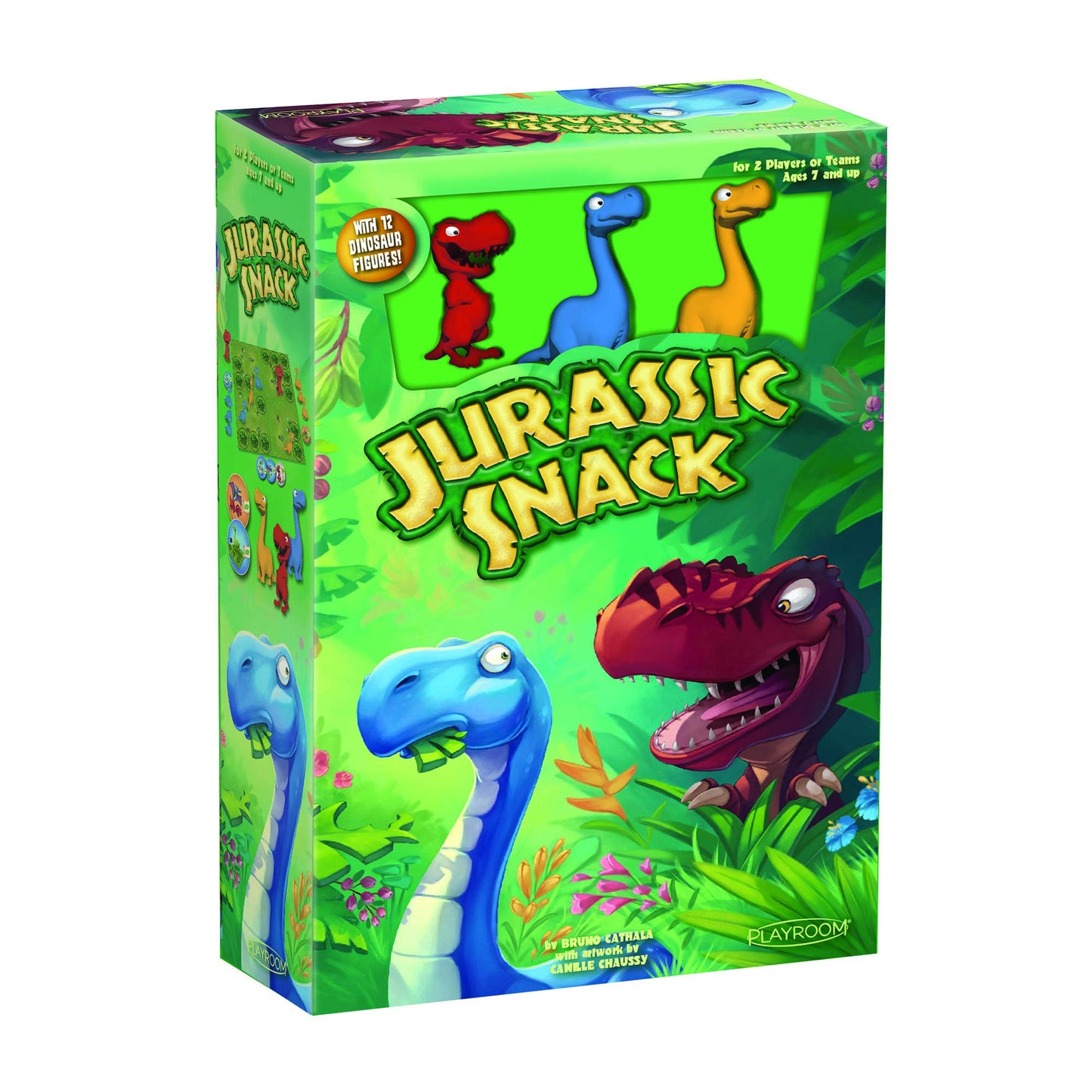 Jurassic Snack: Fun Board Game to Play Against Friends and Family, Keep Your Dinosaurs Alive and Fed to Win, Fun strategy game for families