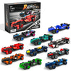 KOJAYHOL F1 Racing Car Building Block, F1 Speed Champions Toy,732 Pcs Model Car Kit, 10 Pack-Building Sets for Kids, Boys & Girls, Adults, Home Decor