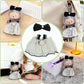 Evowatt 2-Piece Doll Outfit Set for Labubu Dolls - Hair Clip and Dress Set, Adorable Clothing Accessories for 17cm Dolls (Doll Not Included)_Green
