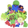 Wonderfoam Self-Adhesive Nature Assorted Shape Foam Sticker, Assorted Size, Assorted Color, 4.5 oz