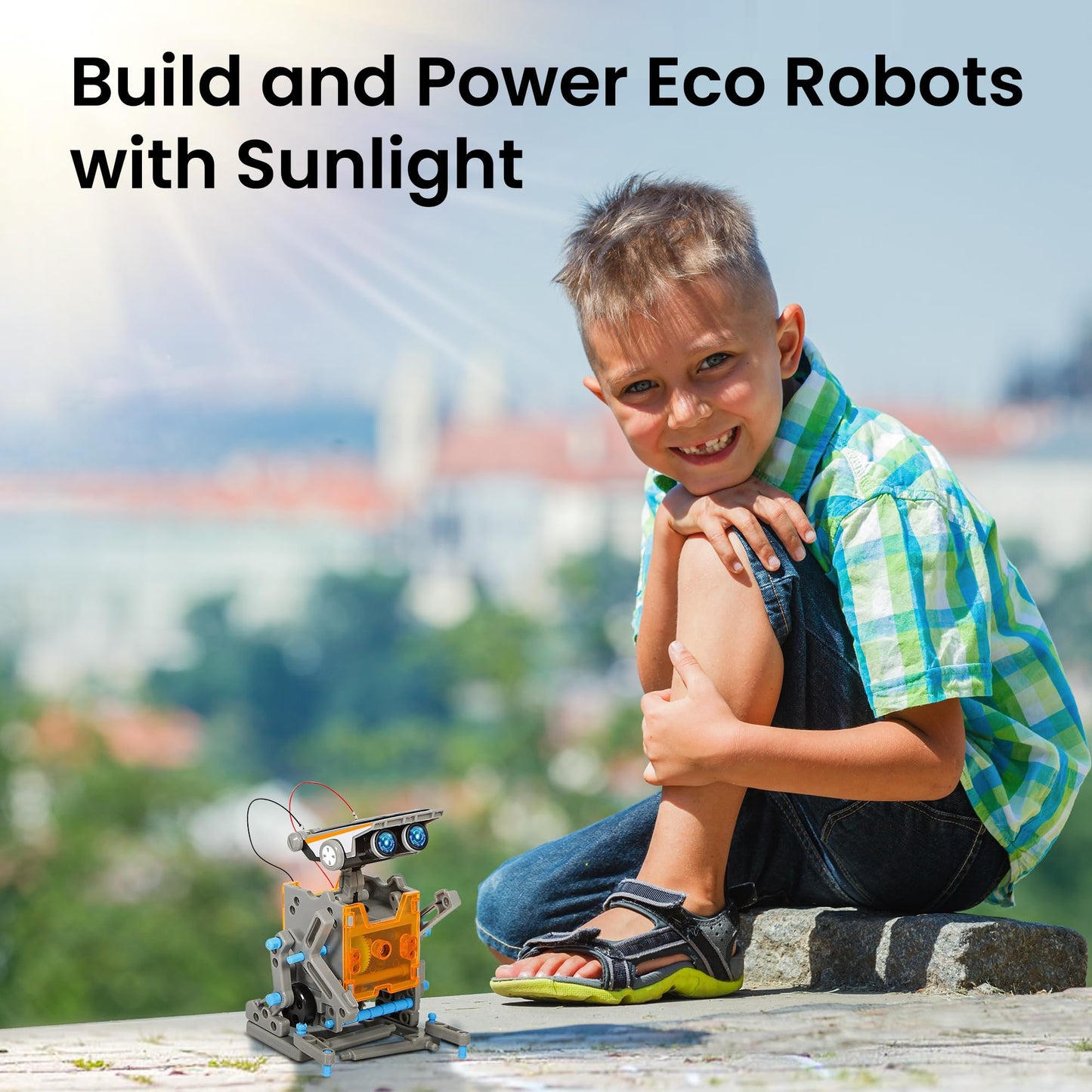 Sillbird 12-in-1 Solar Robot Building Kit STEM Gift for Boys Ages 8-13