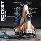 kececo Space Exploration Shuttle, Building Block Toy, Children's Intellectual Science Education Model, Suitable for Halloween, 1068 pcs