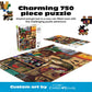 Buffalo Games - Charles Wysocki Yarn Duty - 750 Piece Puzzle for Adults