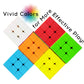 INTEGEAR 6 Pack Full Size Stickerless 56mm Magic Speed Cube 3x3 Easy Turning and Smooth Play Durable Puzzle Cube Toy for Kids