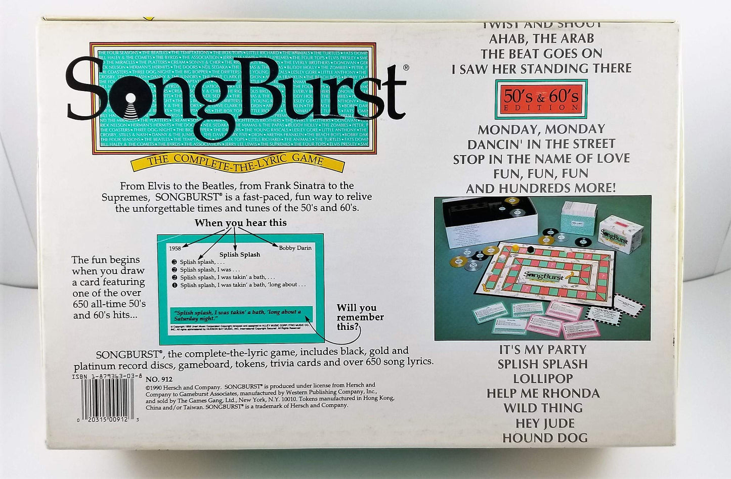 Song Burst (The Complete the Lyric Game)