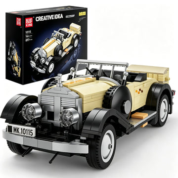 Mould King Vintage Car Building Set, 897 Pcs Classic Antique Vehicle