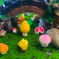 HETRUUOP 72PCS MiNi Mushroom Tiny Resin Mushroom Figurines 72 Style Mini Mushrooms Small Little Resin in Bulk for Miniature Landscape Aquarium Potted