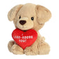 Aurora® Witty JUST Sayin'™ I Labr-Adore You™ Stuffed Animal - Expressive Characters for Decorative Charm - Quirky Birthday Gifts for Kids and Adults