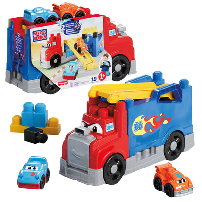 Mega Bloks First Builders Build & Race Rig Toddler Blocks Toy