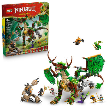 LEGO NINJAGO The Dragon of Life Building Toy for Boys & Girls - Poseable Dragon Toy Figure & Playset for Kids, Ages 9+ - W/Mini Mech & 8 Minifigures