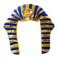 Windy City Novelties Gold & Blue Egyptian Pharaoh Hat - Ancient Costume Headpiece for Halloween, Theater, and Group Dress-Up