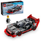 LEGO Speed Champions Audi S1 e-tron Quattro Race Car Toys - Building Toys for Kids, Boys & Girls, Ages 9+ - Design Details & 1 Minifigure - Car Model