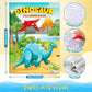 BenLouis 24 Pcs Dinosaur Mini Coloring Books Kids Dino Party Favors Small Activity Books Bulk for Kids Dinosaur Jurassic Birthday Goodie Bags Stuffers