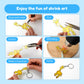 Auihiay 198 Pieces Shrink Plastic Kit Includes 20 Sheets Shrink Papers, Hole Punch, Keychain Accessories and Pencils for Shrink Art and DIY Keychain