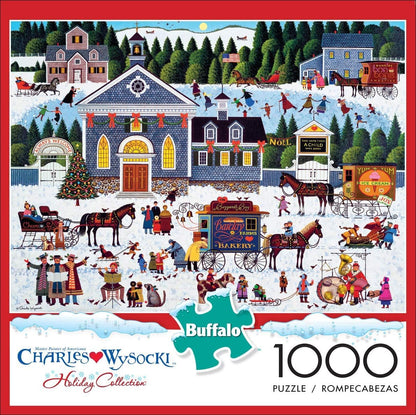 Buffalo Games - Charles Wysocki Churchyard - 1000 Piece Puzzle for Adults