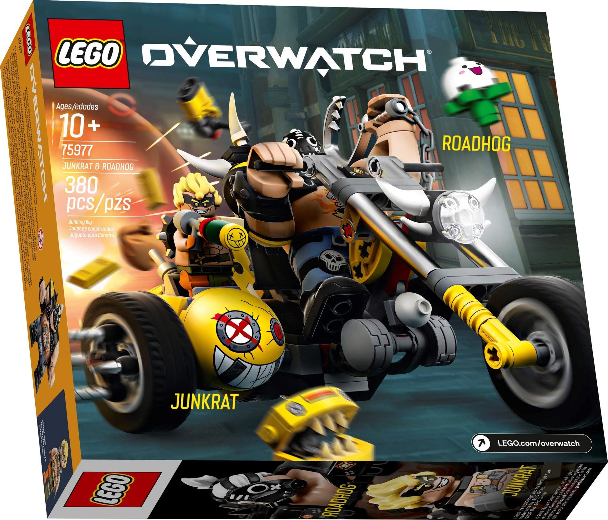 LEGO Overwatch Junkrat & Roadhog 75977 Building Kit, Overwatch Toy for Girls and Boys Aged 9+ (380 Pieces)