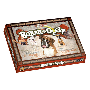 Late for The Sky Boxer-Opoly Board Game - Dog Lover Family Game for 2-6 Players, Ages 8+, Opoly-Style, Fun Strategy, Gifts for Boxer Owners