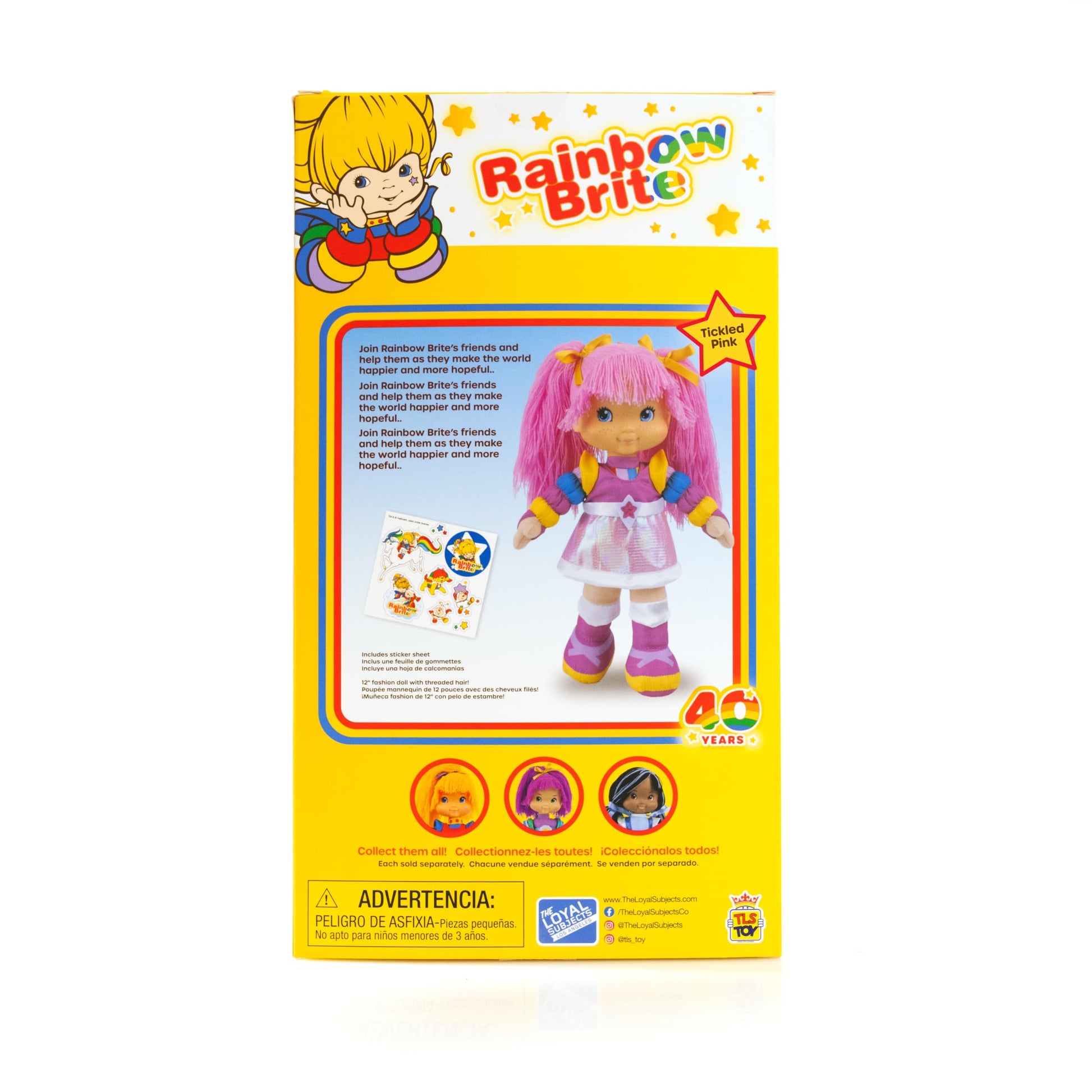 Rainbow Brite 12-inch Tickled Pink Doll