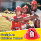 Kipeber 24 Pcs Kids Firefighter Hat,Plastic Fireman Hat,Red Fire Chief Helmet for Kids,Soft Children’s Fireman Helmet Fire Hats for Boys Girls Role