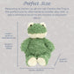 MON AMI Frankie The Frog 12-Inch Stuffed Animal, Soft Green Frog Plush Toy